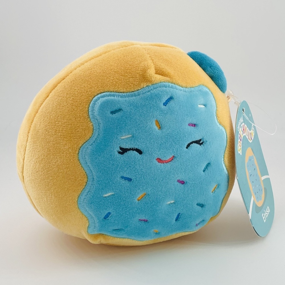 Squishmallows Erissa  the Toaster Pastry Blue Plush Toy 5"‎ NEW!